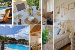 T3 climatisé dans village vacance avec piscine, proximité plage et parking